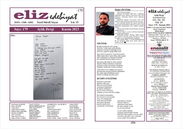 eliz edebiyat DERGİSİ’nin 179. SAYISI ÇIKTI!