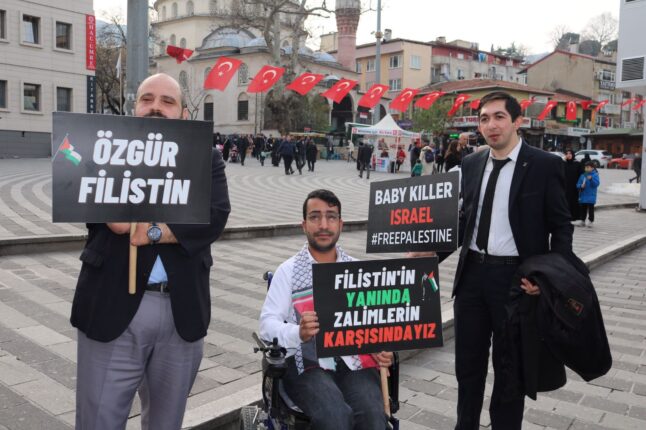 AK Partili Gençlerden Filistin’e Destek