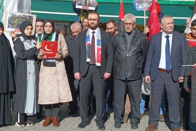 Saadet Yıldırım Kadın Gençlik Başkanı Emine Talakoğlu: BM Dünya İnsan Hakları Günü Bildirgesi çökmüştür.