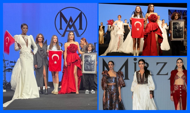 Çırağan Sarayı’nda muhteşem  Hülya Albayrak  defilesi.