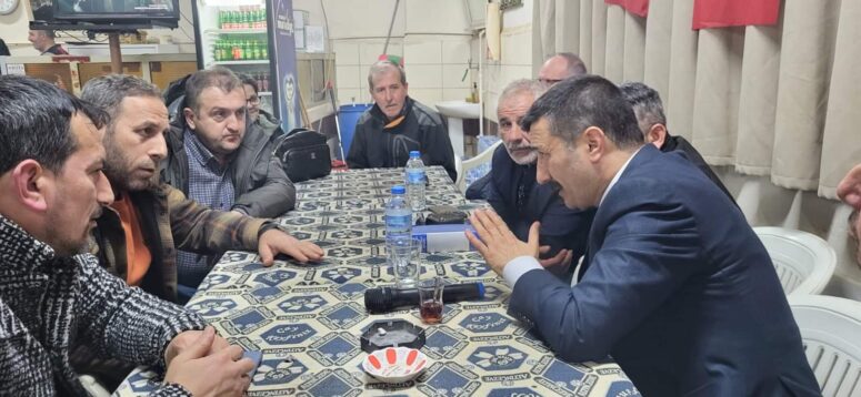 KOSAB Kamulaştırma Mağdurlarına Türkoğlu’ndan “İYİ” Destek!