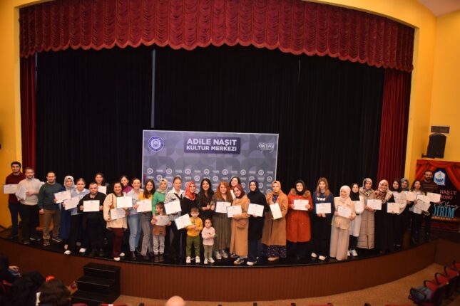 YILDIRIM SANAT KURSLARI MEZUNLARINI VERDİ