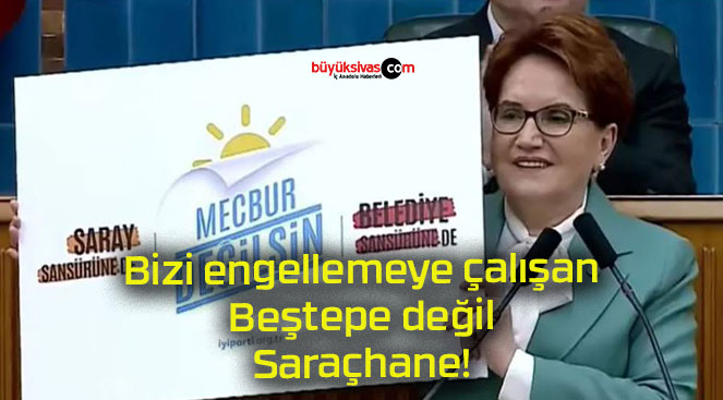 Bizi engellemeye çalışan; Beştepe değil, Saraçhane!