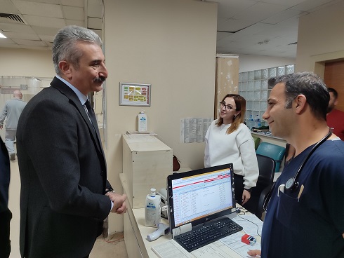 CHP BURSA İL BAŞKANI YEŞİLTAŞ’TAN YENİ YIL ZİYARETLERİ