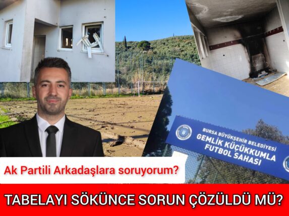 Akkuş; TABELAYI SÖKÜNCE SORUN BİTTİMİ!!!