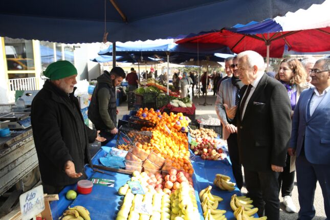 PAZARCILAR ÖĞLE YEMEĞİNİ ŞADİ ÖZDEMİR İLE PAYLAŞTI