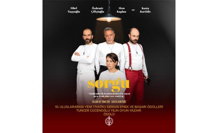 TEATRO RUDIUS’UN SAVAŞ ÜZERİNE EVRENSEL BİR SORGULAMA YAPAN ÖDÜLLÜ OYUNU “SORGU”, 17 ŞUBAT’TA TATAVLA SAHNE’DE!