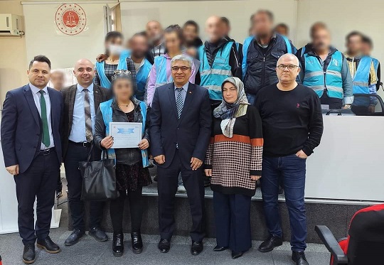 ESKİ HÜKÜMLÜLERE YÖNELİK “HİJYEN EĞİTİMİ” KURSU