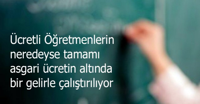 Ücretli Öğretmenler Kadro İstiyor!