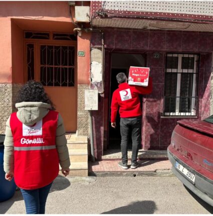 KIZILAY OSMANGAZİ’NİN İYİLİK ORDUSU BAYRAMDA DA YÜZLERİ GÜLDÜRDÜRÜ