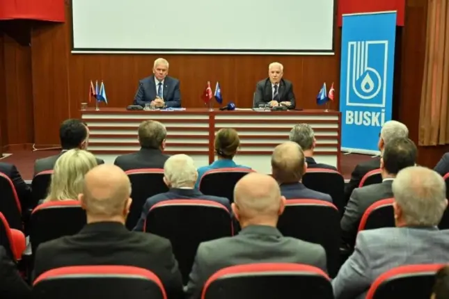 Bozbey BUSKİ yönetim kadrosuyla buluştu