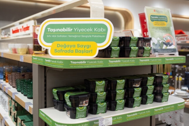 Evidea’da Taşınabilir Yiyecek Kabıyla  “Doğaya Saygı, Sofrada Başlar” Projesi!