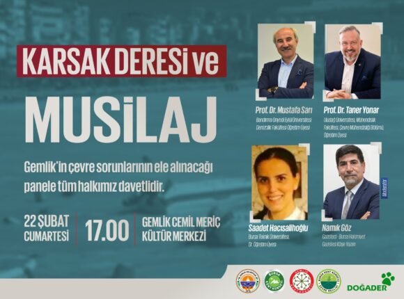 GEMLİK KENT KONSEYİNDEN ÇEVRE PANELİNE ÇAĞRI !!!