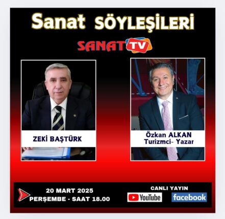 Zeki BAŞTÜRK ile SANAT SÖYLEŞİLERİ’nin bu haftaki konuğu Özkan ALKAN.