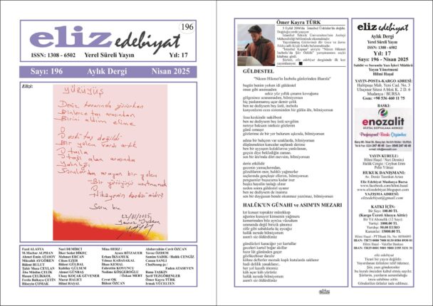 eliz edebiyat DERGİSİ’nin 196. SAYISI ÇIKTI!
