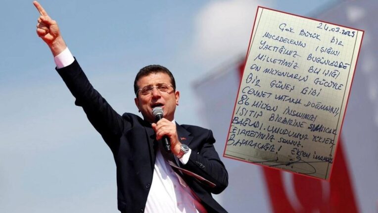 Güler Buğday yazdı; CUMHURBAŞKANI ADAYIMIZ EKREM İMAMOĞLU’NDAN KURULTAY DELEGELERİNE MEKTUP.