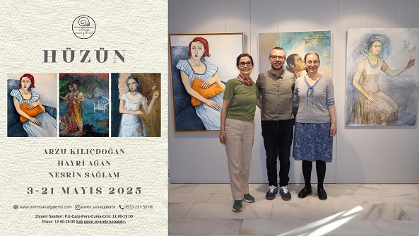 “Hüzün” Sergisi ile İnsan Ruhunun Derinliklerine Yolculuk Başladı.