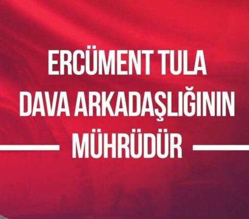 Ercüment Tula ismi her zaman takdirle konuşulan bir isimdir  Türk Dünyası benim kara sevdamdır…