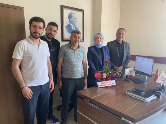 Tokatlılardan Nezaket Ziyareti: Tuğba Aktaş’a Hayırlı Olsun Dileği