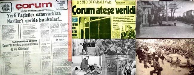 Güler Buğday yazdı; ACISI YÜREKLERDE OLAN ÇORUM KATLİAMI KATLİAMLARLA YÜZLEMEYENLERİN GELECEKLERİ AYDINLIK OLAMAZ