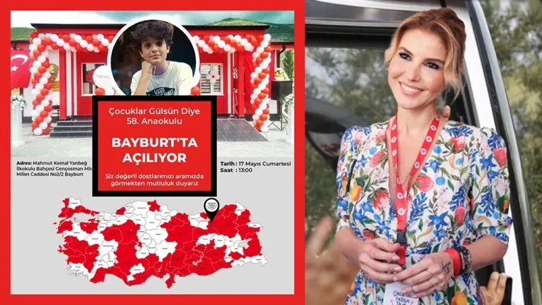 GÜLBEN ERGEN 58.ANAOKULUNU AHMET MİNGUZZİ ADINA BAYBURT’DA AÇTI