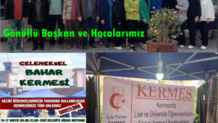 İZNİK İLİM YAYMA CEMİYETİNDEN BAHAR KERMESİ