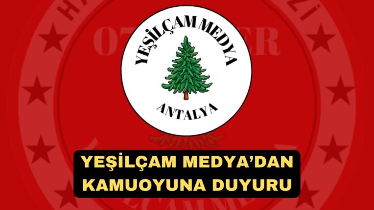 Kamuoyuna Duyuru: “Antalya’nın En İyileri” Ödül Töreni ile Yeşilçam Medya’nın Hiçbir Bağı Yoktur