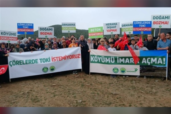 Orhaneli Ayakta: “Çöreler’e TOKİ Yapılamaz!”