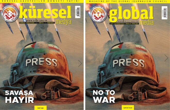 Kapakta Evrensel Bir Çığlık: “Savaşa Hayır”