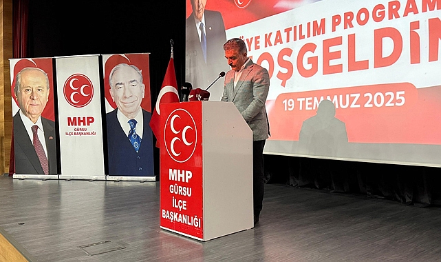 Büyükataman, Gürsu’da Üye Katılım Toplantısında Konuştu