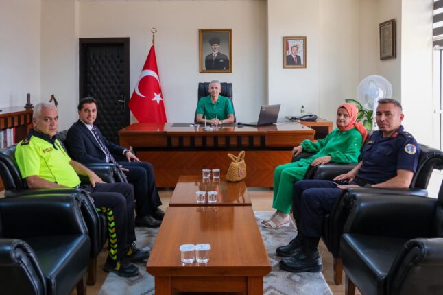 Vali Mehmet Fatih Çiçekli’den Ermenek Kaymakamlığı’na Nezaket Ziyareti