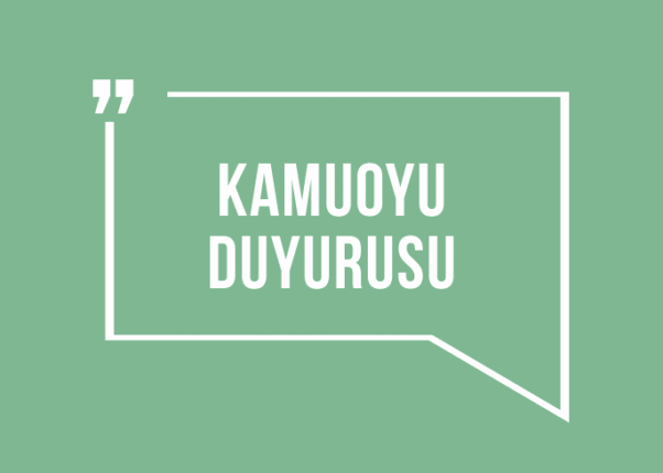 Eğitim Mahallesi Delege Seçimlerine İlişkin Kamuoyuna Duyurumuzdur