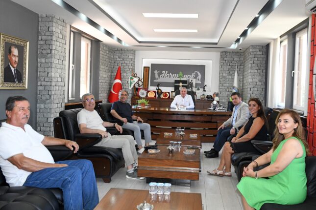 Başkan Aydın’dan Harmancık’a geçmiş olsun ziyareti