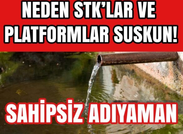 AHİPSİZ ADIYAMAN’DA SUSKUN STK’LAR VE PLATFORMLAR!