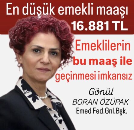 Gönül Boran Özüpak: “Emekli Sandıkta Hakkını Alacak!”