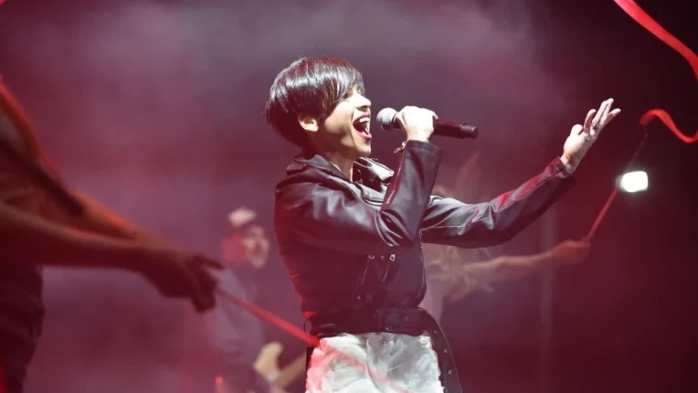 Aydilge ve Eşi Konserde Aşka Geldi