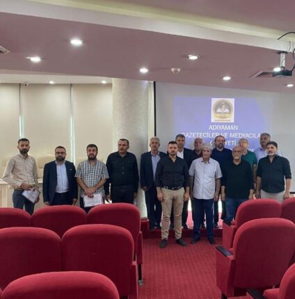 Adıyaman Gazeteciler ve Medyacılar Cemiyeti Tanıtım Töreni Coşkuyla Gerçekleşti