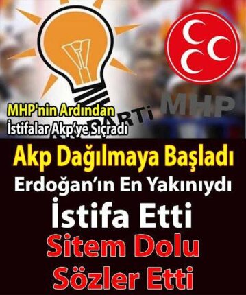 AK Parti’de Sarsıntı Derinleşiyor: İstifa Dalgası Sıradan Bir “Affını İsteme” Değil!