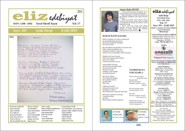 Eliz Edebiyat Dergisi 201. Sayısıyla Okurla Buluştu!