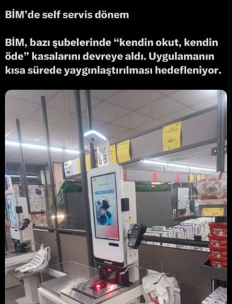 BİM’de Self Servis Kasalar Dönemi Başladı!