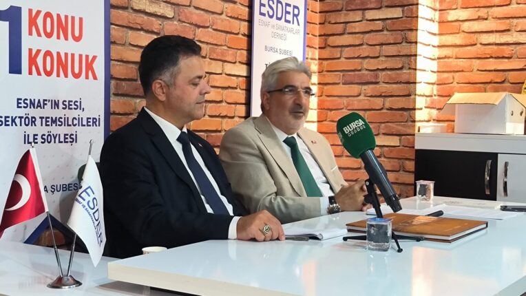 ESDER Bursa, “1 Konu 1 Konuk” Programında Matbaacılar Kırtasiyeciler Odası Başkanı’nı Ağırladı