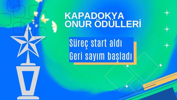 Kapadokya Değer Ödülleri İçin Başvuru Süreci Başladı