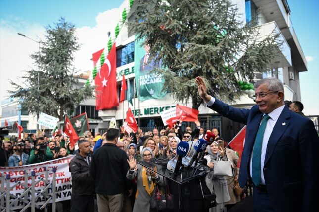 Gelecek Partisi’nin Yeni Genel Merkezi Açıldı: Davutoğlu’ndan Gazze Mesajı