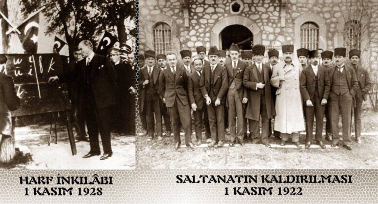 SALTANATIN KALDIRILMASI VE HARF DEVRİMİ KUTLU OLSUN.