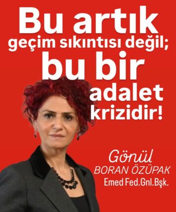 Gönül Boran Özüpak: “Gözler Seyyanende, Derdimiz Geçim Gelsin Seçim”