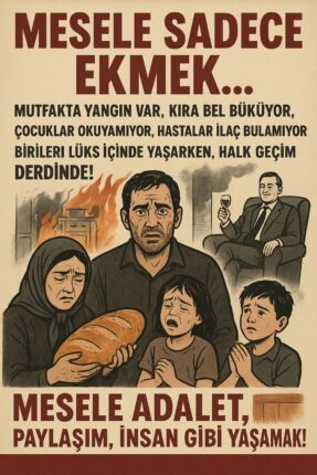 “Cüzdanları Şişenlerin Vicdanı Kurumuş, Halkı Temsil Etmeleri Mümkün Değil!”