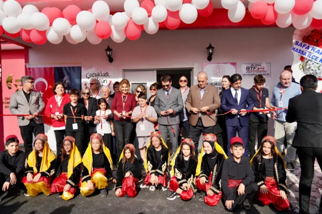 ÇOCUKLAR GÜLSÜN DİYE DERNEĞİ 59. ANAOKULUNU HATAY HASSA’DA AÇTI