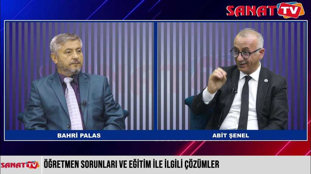 BAHRİ PALAS YAZDI – SANAT TV’DE EĞİTİMİN YÜREKTEN SESİ: ABİT ŞENEL