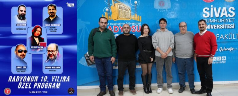 Radyocular CÜ Radyonun 10. Yılına Özel Yayına Konuk Oldular