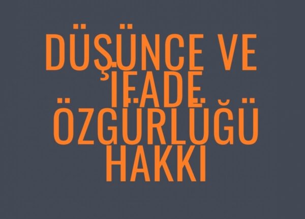 “İfade Özgürlüğü ve Toplantı Hakkı Engellenemez”